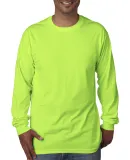 5060 Bayside Adult Long-Sleeve Cotton Tee in Lime