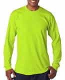 6100 Bayside Adult Long-Sleeve Cotton Tee in Lime green