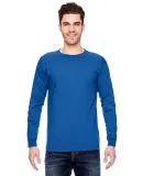 6100 Bayside Adult Long-Sleeve Cotton Tee in Royal