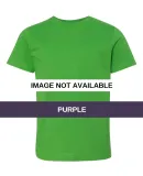 6101 LA T Youth Fine Jersey T-Shirt PURPLE