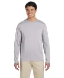 64400 Gildan Adult Softstyle Long-Sleeve T-Shirt in Rs sport grey