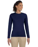 64400L Gildan Junior-Fit Softstyle Long-Sleeve T-S NAVY