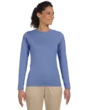 64400L Gildan Junior-Fit Softstyle Long-Sleeve T-S CIEL BLUE