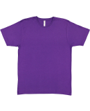 6901 LA T Adult Fine Jersey T-Shirt in Pro purple