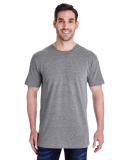 6901 LA T Adult Fine Jersey T-Shirt in Granite heather