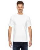 7100 Bayside Adult Short-Sleeve Tee with Pocket in White