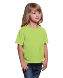 B4100 Bayside Youth Short-Sleeve Cotton Tee in Lime green