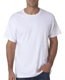 B5000 Bayside Adult Jersey Cotton Tee in White