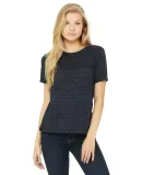 BELLA 6400 Womens Relaxed Jersey Tee NAVY SLUB