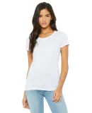 BELLA 8413 Womens Tri-blend T-shirt in Wht flck triblnd