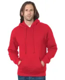 B960 Bayside Cotton Poly Hoodie S - 6XL  in Red