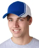 CG102 Adams Cotton Twill Collegiate Cap in Royal/ white