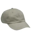 Adams EP101 Twill Pigment-dyed Dad Hat in Stone