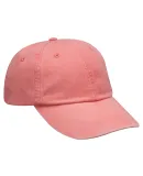 Adams EP101 Twill Pigment-dyed Dad Hat in Coral