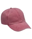 Adams EP101 Twill Pigment-dyed Dad Hat in Nautical red