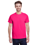 Gildan 5000 G500 Heavy Weight Cotton T-Shirt in Heliconia