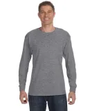 5400 Gildan Adult Heavy Cotton Long-Sleeve T-Shirt in Graphite heather