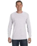 5400 Gildan Adult Heavy Cotton Long-Sleeve T-Shirt in Ash grey