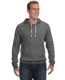 J8871 J-America Adult Tri-Blend Hooded Fleece in Smoke triblend