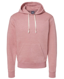 J8871 J-America Adult Tri-Blend Hooded Fleece in Dusty rose tribl