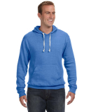 J8871 J-America Adult Tri-Blend Hooded Fleece in Royal triblend