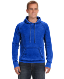 J8915 J-America Adult Vintage Zen Hooded Pullover  in Twisted royal