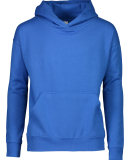 L2296 LA T Youth Fleece Hooded Pullover Sweatshirt in Royal