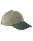 Adams LP101 Twill Optimum Dad Hat in Khaki/ forest