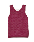 N2206 A4 Youth Reversible Mesh Tank in Cardinal/ white