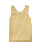 N2206 A4 Youth Reversible Mesh Tank in Vegas gold/ wht