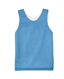 N2206 A4 Youth Reversible Mesh Tank in Lt blue/ white