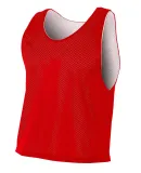 N2274 A4 Lacrosse Reversible Practice Jersey in Scarlet/ white