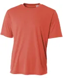 N3142 A4 Adult Cooling Performance Crew in Coral