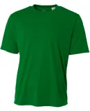 N3142 A4 Adult Cooling Performance Crew in Kelly green