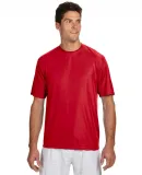 N3142 A4 Adult Cooling Performance Crew in Scarlet