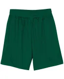 N5184 A4 7 Inch Adult Lined Micromesh Shorts in Forest green