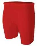 N5259 A4 Compression Short SCARLET