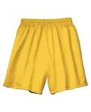 N5293 A4 Adult Lined Tricot Mesh Shorts in Gold