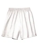 N5293 A4 Adult Lined Tricot Mesh Shorts in White