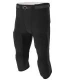 N6181 A4 Men's Flyless Football Pant BLACK