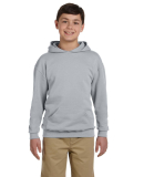 996Y JERZEES® NuBlend™ Youth Hooded Pullover Sw in Oxford