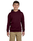 996Y JERZEES® NuBlend™ Youth Hooded Pullover Sw in Maroon