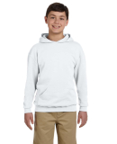 996Y JERZEES® NuBlend™ Youth Hooded Pullover Sw in Ash