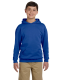 996Y JERZEES® NuBlend™ Youth Hooded Pullover Sw in Royal