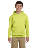 996Y JERZEES® NuBlend™ Youth Hooded Pullover Sw in Safety green