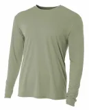 NB3165 A4 Youth Cooling Performance Long Sleeve Cr in Olive