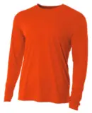 NB3165 A4 Youth Cooling Performance Long Sleeve Cr in Athletic orange