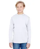 NB3165 A4 Youth Cooling Performance Long Sleeve Cr in White