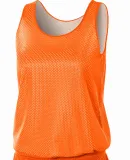 NW1000 A4 Reversible Mesh Tank in Orange/ white