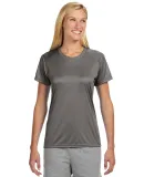 NW3201 A4 Women's Cooling Performance Crew in Graphite